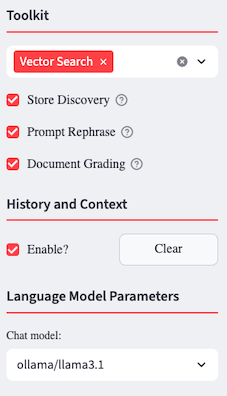 Vector Search Options