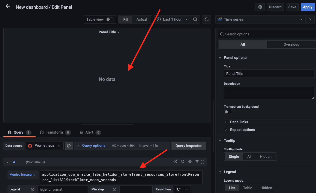 Choosing the mean data for the timer