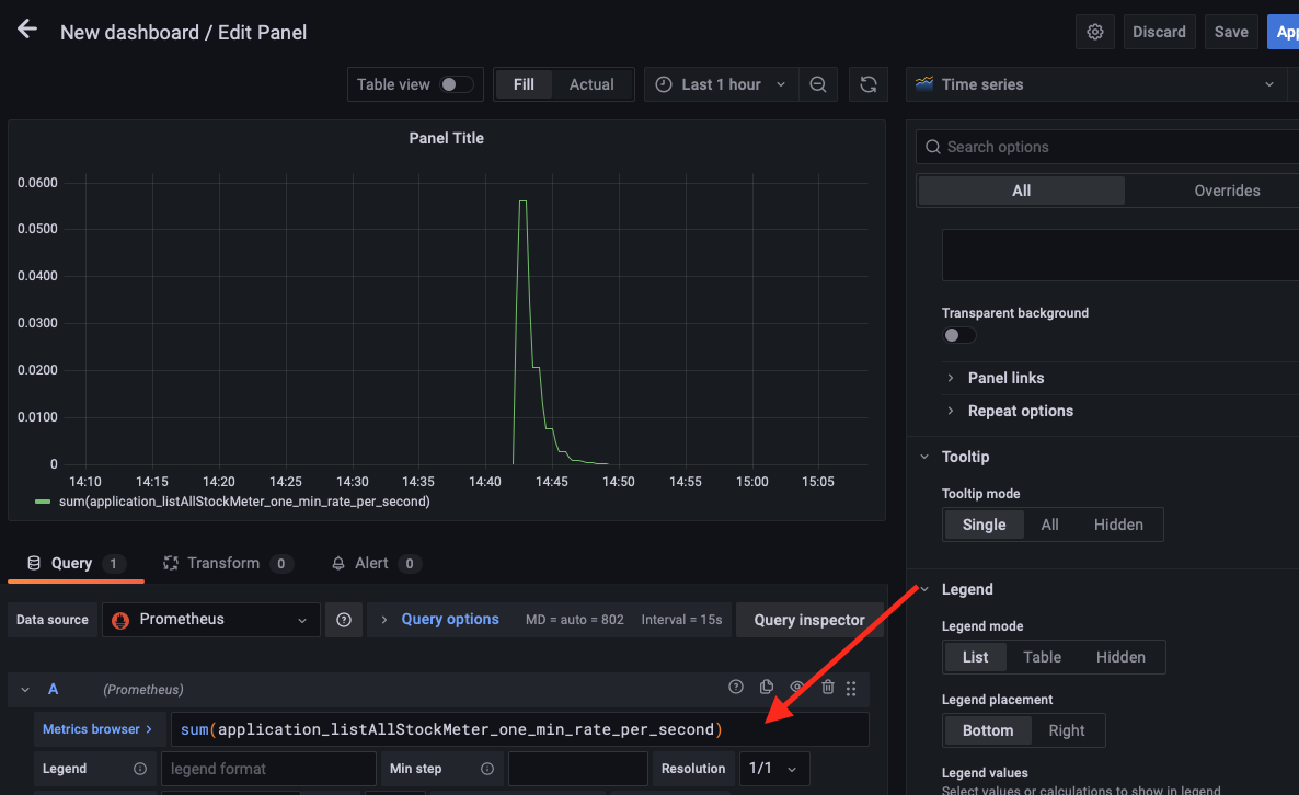 Combining the per second rate for all pods
