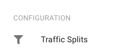 Accessing the traffic splits