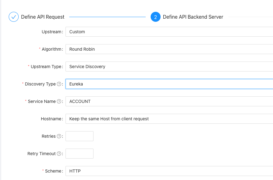 APISIX Create route