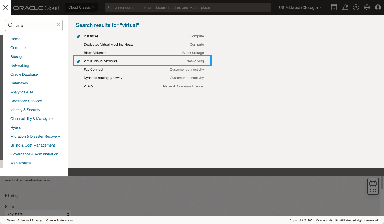 Virtual Cloud Network