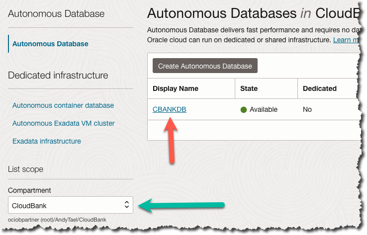 Choose ATB Database