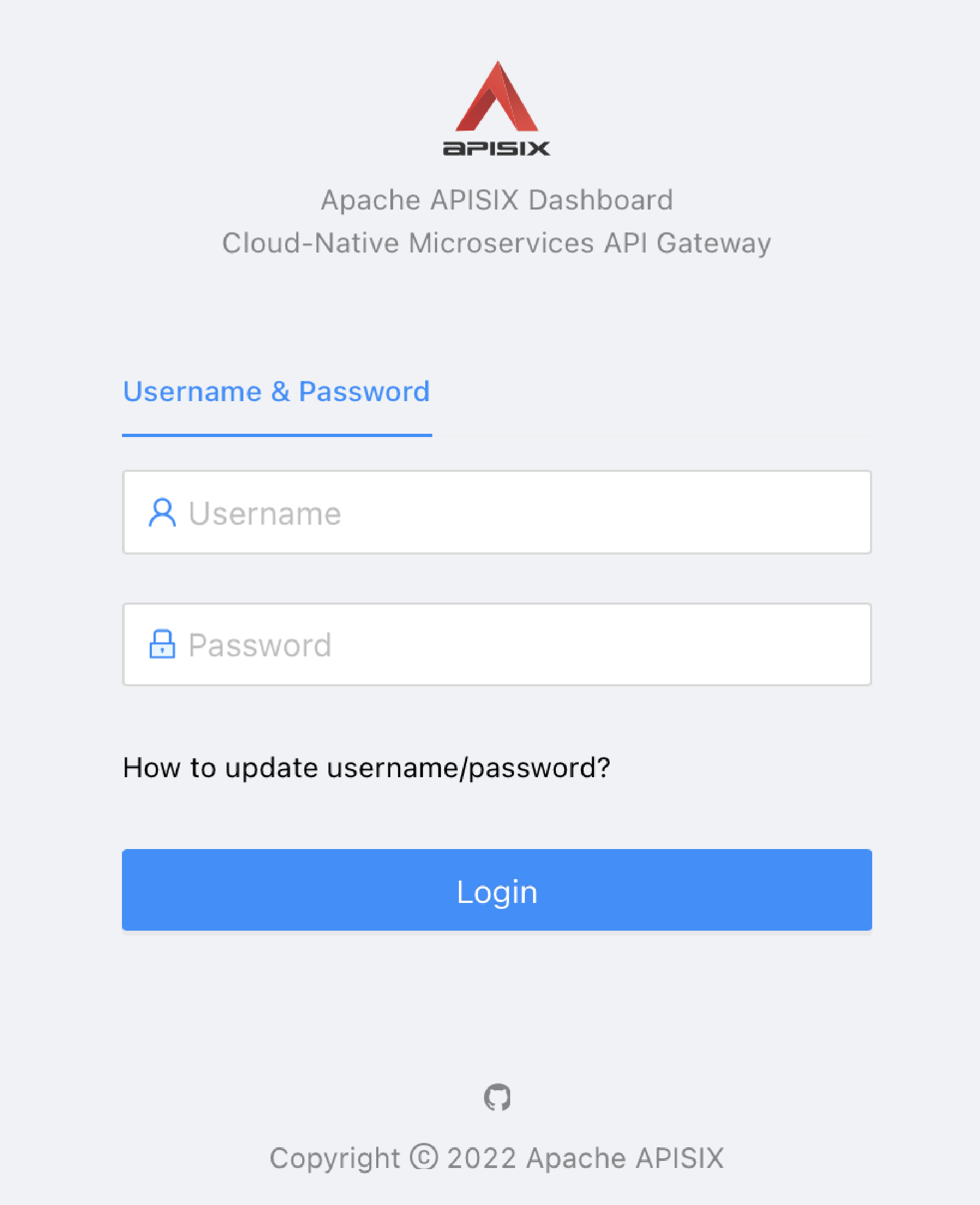 APISIX Login