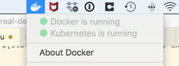 Kubernetes running